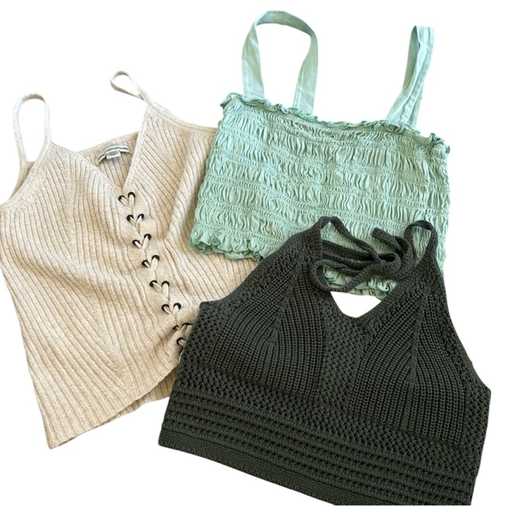 Aerie & American Eagle Bundle Of 3 Tops